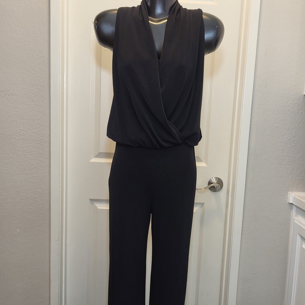 New! Women's Sleeveless Black Karen Kane Jumpsuit Size XS -MSRP $96.75 - Picture 12 of 12